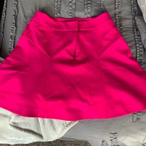 Pink flared skirt!